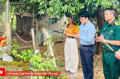 Xác minh ngôi mộ nghi của liệt sĩ được hương khói gần 40 năm