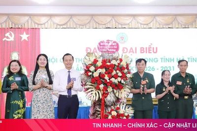 Ông Lê Văn Liêm tái cử chức Chủ tịch Hội Cựu Thanh niên xung phong Hà Tĩnh