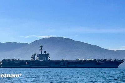 Diện mạo biên đội tàu sân bay Hoa Kỳ trong lần thứ 4 đến thăm Việt Nam