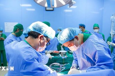 Bé trai 7 tuổi được ghép thận xuyên Việt từ người hiến chết não