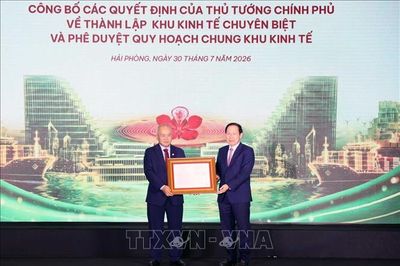 Công bố các Quyết định về Khu kinh tế và khởi động Khu thương mại tự do Hải Phòng