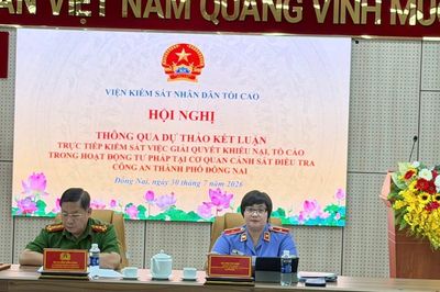 Thông qua dự thảo kết luận kiểm sát tại Công an thành phố Đồng Nai