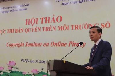 Việt Nam - Nhật Bản: Chia sẻ kinh nghiệm thực thi quyền tác giả trên môi trường số