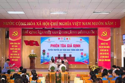 Gần 200 đoàn viên, thanh niên tham gia 'Phiên tòa giả định' phường Hải Vân