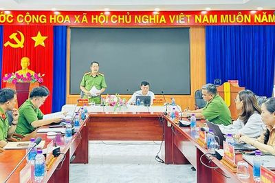 Công an tỉnh Khánh Hòa làm việc với xã Khánh Sơn về công tác phòng, chống ma túy năm 2026