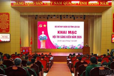Bộ Chỉ huy Quân sự tỉnh Lào Cai tổ chức Hội thi sáng kiến năm 2026