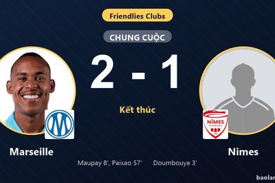 Marseille ngược dòng hạ Nimes trong trận giao hữu