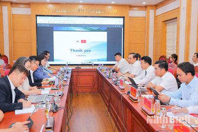 UBND tỉnh làm việc với Công ty Điện lực và Kỹ thuật Hàn Quốc về hợp tác phát triển năng lượng mới