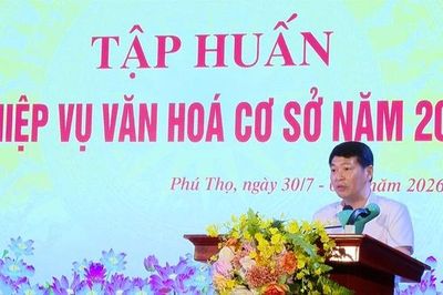 Tập huấn nghiệp vụ văn hóa cơ sở năm 2026