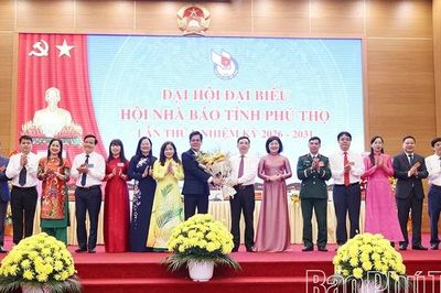 Đại hội đại biểu Hội Nhà báo tỉnh Phú Thọ lần thứ I, nhiệm kỳ 2026-2031 thành công tốt đẹp