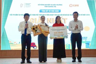Vinh danh 14 sáng kiến nông nghiệp thích ứng biến đổi khí hậu