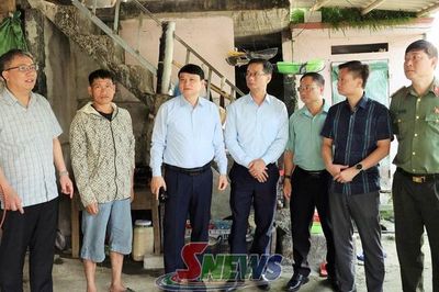 Đồng chí Phó Chủ tịch UBND tỉnh làm việc tại xã Mường Bú