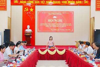 Giám sát việc thực hiện dân chủ ở cơ sở gắn với trách nhiệm người đứng đầu tại xã Đức Lương