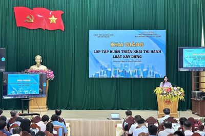 Quảng Ngãi tổ chức tập huấn, đưa Luật Xây dựng vào thực tiễn đời sống
