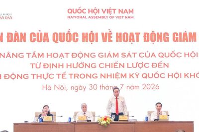 Chủ tịch Quốc hội Trần Thanh Mẫn chủ trì Diễn đàn của Quốc hội về hoạt động giám sát