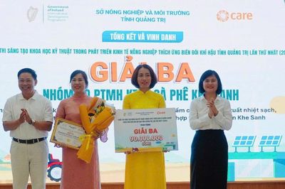 Biến vỏ cà phê thành 'vàng đen', HTX ở Quảng Trị đoạt giải khoa học