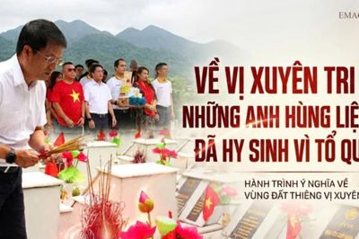Về Vị Xuyên tri ân những anh hùng liệt sĩ hy sinh vì Tổ quốc
