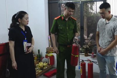 Công an phường Dương Nội tăng cường kiểm tra, đảm bảo an toàn PCCC