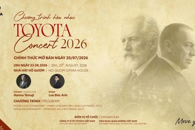 Hòa nhạc Toyota 2026 hội tụ hai đỉnh cao âm nhạc lãng mạn Nga