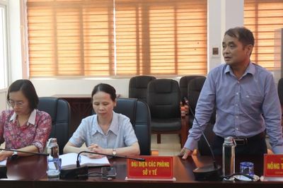 Sở Y tế làm việc về công tác khám sức khỏe cho học sinh và nhân dân tại các xã: Bảo Lâm, Nam Quang, Quảng Lâm, Yên Thổ