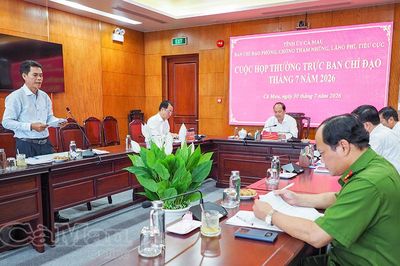 Thường trực Ban Chỉ đạo phòng, chống tham nhũng, lãng phí, tiêu cực họp định kỳ tháng 7
