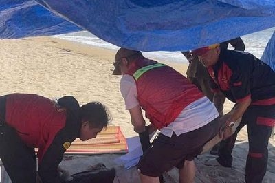 Thi thể người đàn ông nước ngoài trôi dạt vào bờ biển Đà Nẵng