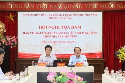 Phường Cửa Nam quyết tâm tháo gỡ các 'điểm nghẽn', tạo chuyển biến rõ nét về kỷ cương đô thị