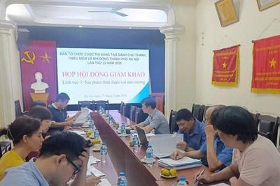 Học sinh Thủ đô sáng tạo vì môi trường