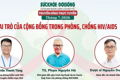 Truyền hình trực tuyến: 'VAI TRÒ CỦA CỘNG ĐỒNG TRONG PHÒNG, CHỐNG HIV/AIDS'