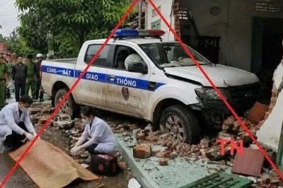 Đồng Tháp bác bỏ thông tin xe công vụ lao vào nhà dân, chiến sĩ công an tử vong