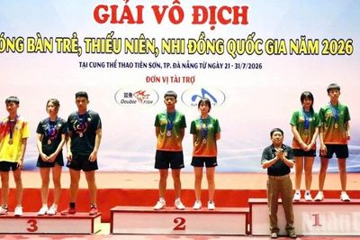 Lâm Đồng đoạt nhiều huy chương tại Giải vô địch bóng bàn trẻ quốc gia năm 2026