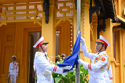 Lễ thượng cờ kỷ niệm 59 năm Ngày thành lập ASEAN