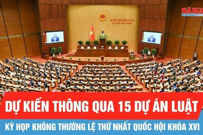 Quốc hội khóa XVI xem xét 33 nội dung tại kỳ họp không thường lệ thứ nhất