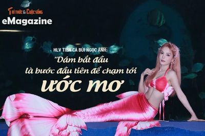 HLV tiên cá Bùi Ngọc Ánh: 'Dám bắt đầu là bước đầu tiên để chạm tới ước mơ'