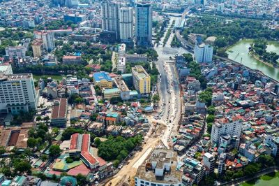 Vành đai 1 Hà Nội tăng tốc từng ngày, tuyến đường được mong chờ đang dần thành hình