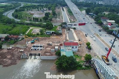 Hà Nội đẩy nhanh tiến độ 12 dự án thoát nước