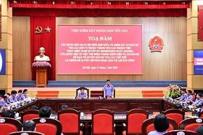 Triển khai hiệu quả Nghị quyết 205 góp phần khẳng định vị trí, vai trò trụ cột của Viện kiểm sát nhân dân