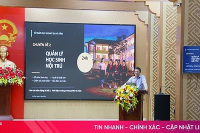 Trang bị kỹ năng quản lý, vận hành trường nội trú liên cấp tại Hà Tĩnh