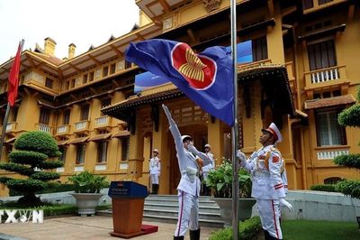 Lễ thượng cờ kỷ niệm 59 năm Ngày thành lập ASEAN