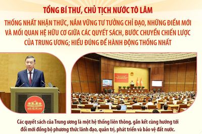 Tổng Bí thư, Chủ tịch nước Tô Lâm: Các quyết sách của Trung ương là một hệ thống liên thông, gắn kết