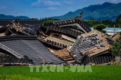 Động đất tại Nhật Bản: Số người thiệt mạng tiếp tục tăng