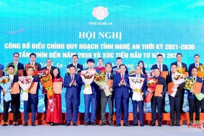 Nghệ An công bố điều chỉnh quy hoạch tỉnh thời kỳ 2021-2030