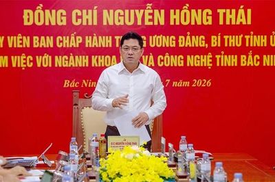 Bí thư Tỉnh ủy Nguyễn Hồng Thái: Đưa khoa học công nghệ và đổi mới sáng tạo thành động lực tăng trưởng mới của Bắc Ninh