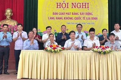 Bắc Ninh: Khu dân cư đầu tiên giai đoạn 2 bàn giao mặt bằng xây dựng Cảng hàng không quốc tế Gia Bình