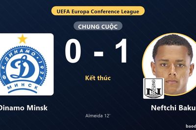 Almeida định đoạt trận đấu, Neftchi Baku hạ Dinamo Minsk