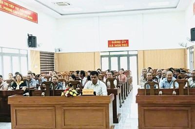 Tuyên truyền, phổ biến pháp luật cho cán bộ, hội viên nông dân xã Hòa Trí