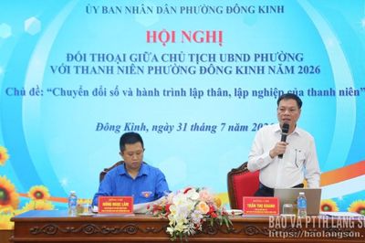 Đông Kinh: Đối thoại giữa Chủ tịch UBND phường với thanh niên về chuyển đổi số và lập thân, lập nghiệp