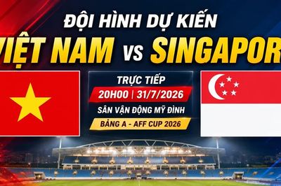 Đội hình dự kiến Việt Nam vs Singapore: HLV Kim Sang Sik tung 'hỏa lực mạnh nhất' cho trận chiến bản lề