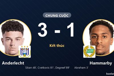 Anderlecht ngược dòng thắng Hammarby, đội khách trắng tay tại Lotto Park