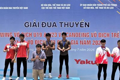 Lâm Đồng giành 11 huy chương tại Giải Canoeing vô địch trẻ U21 và U23 quốc gia 2026